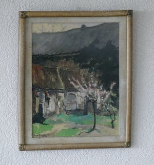 Adri Pieck - Aprildag in de kloosterhof kopen? Bied vanaf 175!
