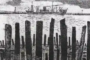 Jos van den Berg - Westerschelde, ets kopen? Bied vanaf 30!