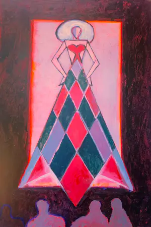 Eric Claus - Ingelijste cristal druk: Colombine(Commedia dell 'arte) - 1999 kopen? Bied vanaf 75!