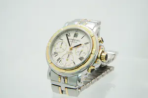 37- Raymond Weil ged. 18Krt gouden Parsifal Auto Chrono ivory 7230 polshorloge kopen? Bied vanaf 280!