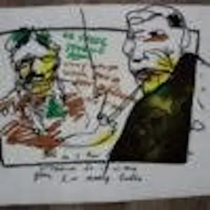 Herman Brood - handbewerkte zeefdruk: Paddo's (uniek!) kopen? Bied vanaf 350!