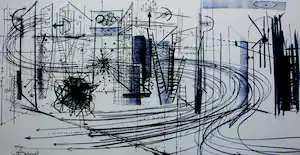 Constant - litho: New Babylon - 1963 verkocht voor € 550!