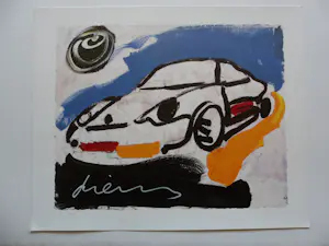 Peter Diem - Zeefdruk. Porsche 3 kopen? Bied vanaf 35!