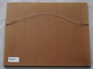 Niet of onleesbaar gesigneerd - Verstild - omstreeks 1960 geschilderd "landschap met zeilboot" kopen? Bied vanaf 1!