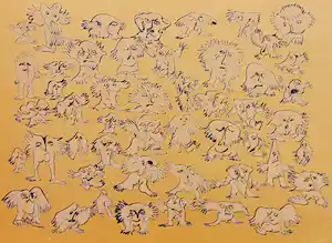 Reinhoud D'Haese - Figuurtjes, litho verkocht voor € 101!