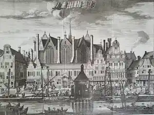 Caspar Commelin - Amsterdam, Nieuwezijds Kapel - C Commelin - 1693 kopen? Bied vanaf 50!