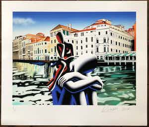 Mark Kostabi - Brink to awakening verkocht voor € 135!