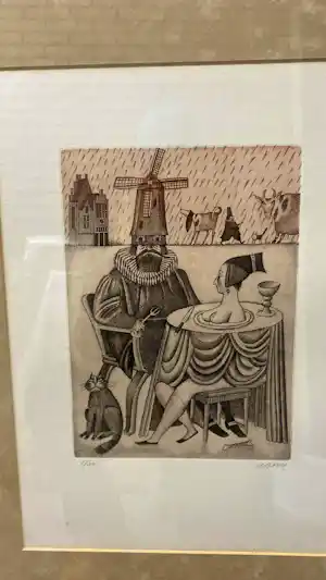 Adolf Born - Het diner verkocht voor € 700!