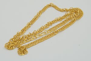 2521 - Bijzonder 18 karaats geel-gouden "Tarate" collier -unisex- Lang formaat! kopen? Bied vanaf 950!