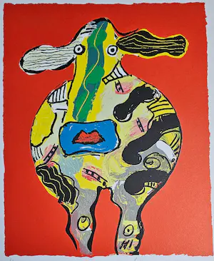 Peter Diem - Cow - handgesigneerd - 250 ex. kopen? Bied vanaf 49!