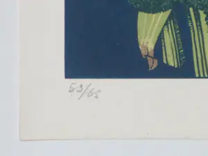 Jan Voerman (jr.) - Bloeiende plant - Kleurenlitho kopen? Bied vanaf 75!