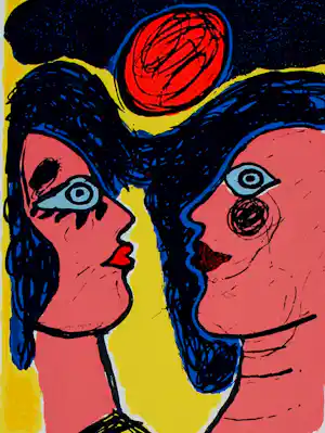 Corneille - Kleuren litho: 1991 kopen? Bied vanaf 225!