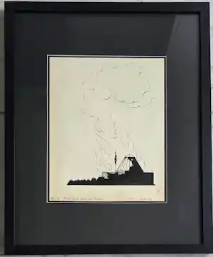 Anton Pieck - De tent van de vorst brandde kopen? Bied vanaf 950!