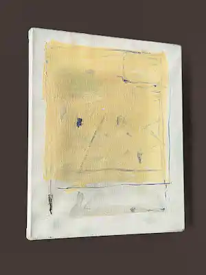 Tom Jooris - intrigerend verstild abstract olieverf op doek van oost Vlaamse kunstenaar kopen? Bied vanaf 147!