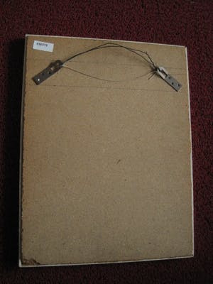 Niet of onleesbaar gesigneerd - interessante in 1977 gemaakte gemengde Techniek (collage/verf) gesigneerd kopen? Bied vanaf 1!