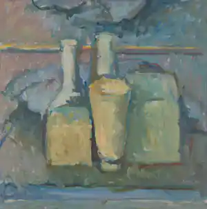 Antoon van Bakel - Stilleven met flessen en beker verkocht voor € 190!