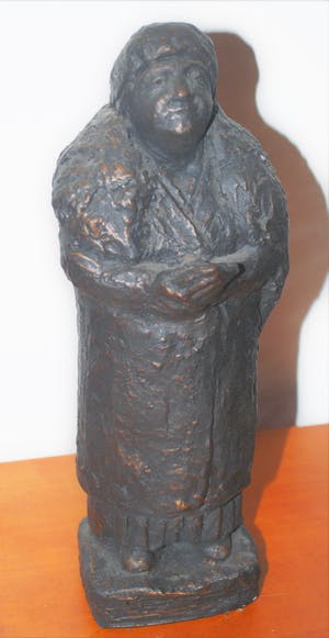 Ellen Meuwese - Wilhelmina -zeefdruk, oplage 100 - incl. beeldje Wilhelmina 1.2 kg kopen? Bied vanaf 30!