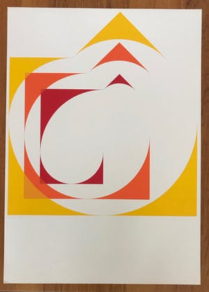Niet of onleesbaar gesigneerd - C. Celadon - Gesigneerde zeefdruk - 1974 - 144/150 kopen? Bied vanaf 1!