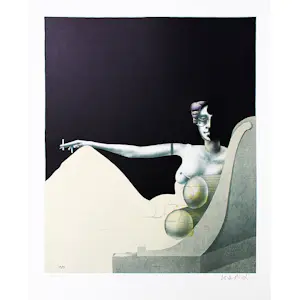 Paul Wunderlich - Madame Recamier. kopen? Bied vanaf 120!