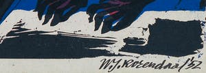 Willem Rozendaal - Linosede, Compositie met honden kopen? Bied vanaf 1!