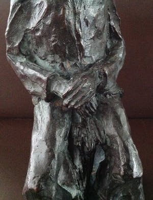 Brons (Onbekend) - Zittende figuur kopen? Bied vanaf 200!
