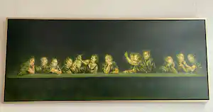 Marjolein Bos - Portret 'laatste avondmaal' kopen? Bied vanaf 925!