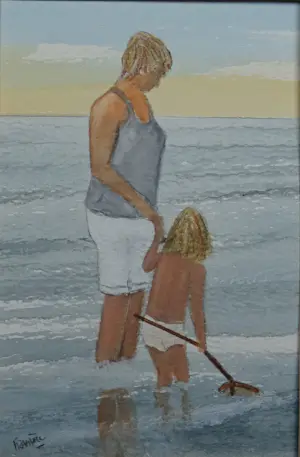 Franklin Meijer - Strand tafereeltjes - 4 x kavel kopen? Bied vanaf 59!