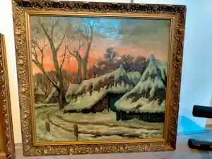 Berry Brugman - Sneeuwlandschap verkocht voor € 135!