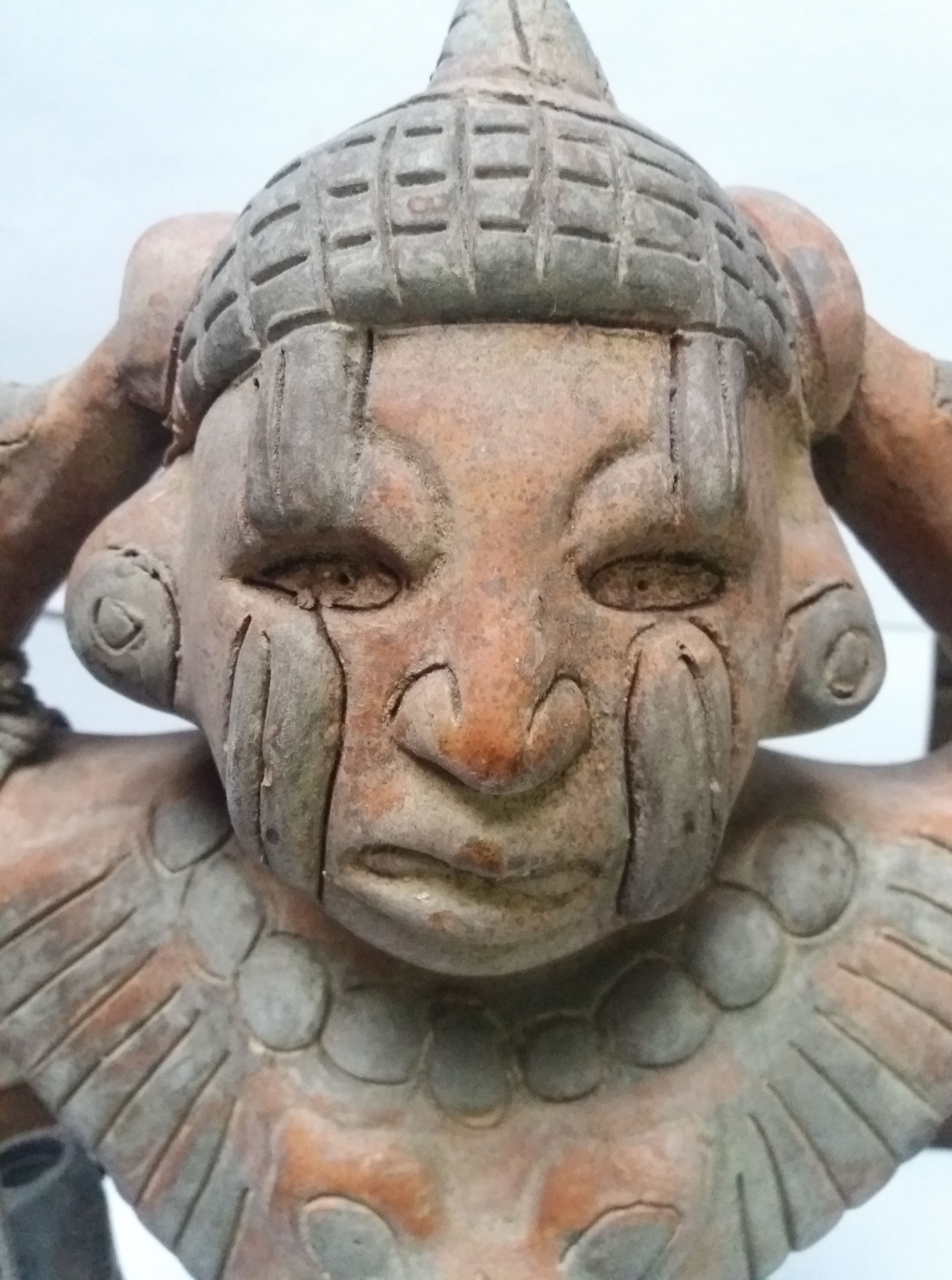 Niet of onleesbaar gesigneerd - vintage Mexicaans terracotta beeld van een water wijn Drager . kopen? Bied vanaf 1!