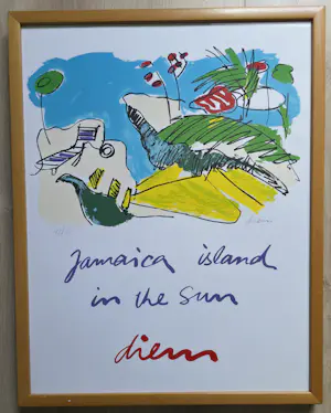Peter Diem - lot van 3 zeefdrukken - ingelijst kopen? Bied vanaf 20!