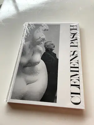 Clemens Pasch - Brons, Zittende vrouw op natuurstenen voet (Gerda) + boek! kopen? Bied vanaf 100!
