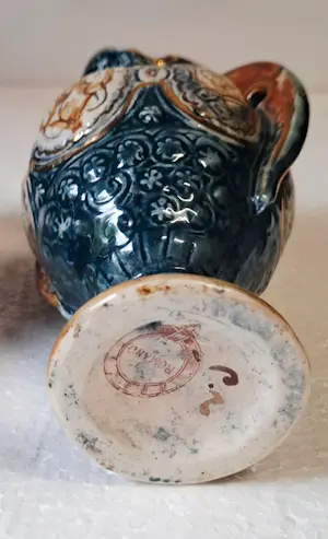 Keramiek overige - 2 vaasjes merk Romano. Dit is een antieke majolica kopen? Bied vanaf 20!