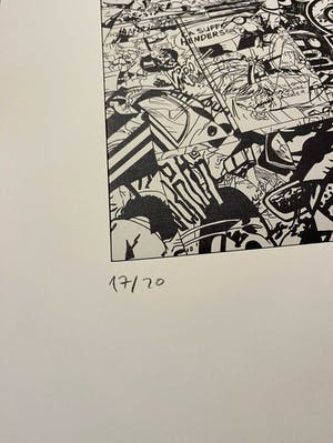 Benjamin Spark - "Fou" Original Print NEW kopen? Bied vanaf 200!
