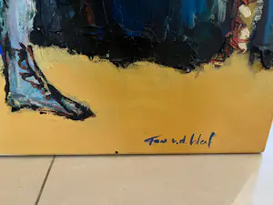 Ton van der Werf - Bodemprijs : Prachtig schilderij , gesigneerd kopen? Bied vanaf 110!