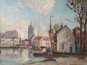 Willem Horselenberg - Havengezicht in Delft kopen? Bied vanaf 75!