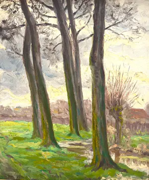 Francois Veroustraete - Bomen langs de waterkant kopen? Bied vanaf 75!
