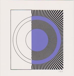 Willem F. Wagner - e.a: Drie handgesigneerde zeefdrukken: Geometrische Composities I, II, III kopen? Bied vanaf 19!