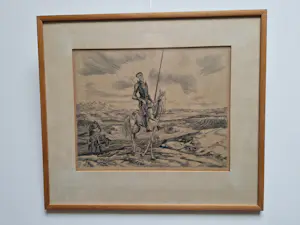 Kuno Brinks - Don Quichot met Sancho Panza kopen? Bied vanaf 150!