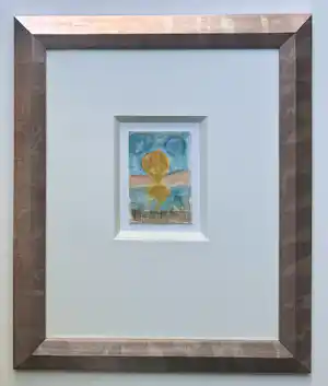 Jan Montyn - gemengde techniek op papier | 'Zonder titel' | 1997 (LUXE INGELIJST) kopen? Bied vanaf 300!
