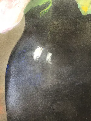 Niet of onleesbaar gesigneerd - Roze rozen in vaas, gesigneerd en ingelijst kopen? Bied vanaf 1!