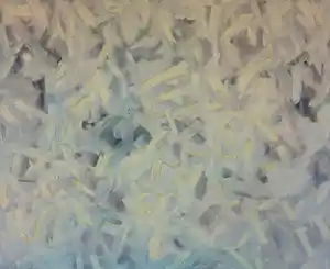 Janus Nuiten - Olieverf op doek, Abstracte compositie verkocht voor € 50!