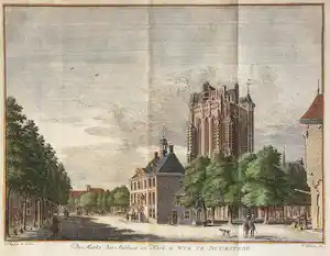 Isaac Tirion - Wijk bij Duurstede Tirion Oude Gravure 1755 verkocht voor € 25!