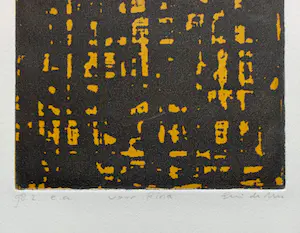 Eric de Nie - Minimalistische compositie, aquatint ets kopen? Bied vanaf 60!