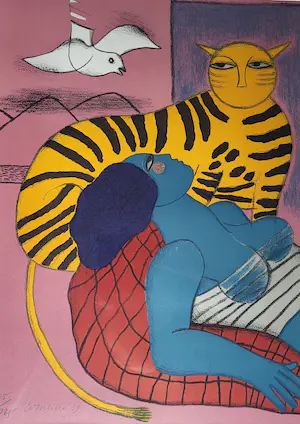 Corneille - litho 25/125, gesigneerd linksonder - 1989 kopen? Bied vanaf 249!