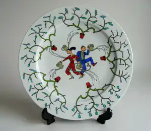 Joost Swarte - voor Randstad bord, anno 2001 verkocht voor € 30!