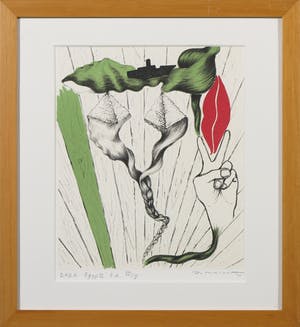 Achnaton Nassar - Litho, Egypte - Ingelijst kopen? Bied vanaf 1!