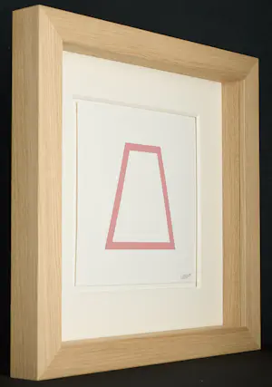 Sol LeWitt - Zeldzame Zeefdruk „Five Geometric Figures in Five Colors“ - Exclusief ingelijst kopen? Bied vanaf 780!