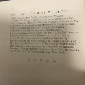 Antiquarisch Boek - Willem de Eerste of De Grondlegging der Nederlandsche Vrijheid kopen? Bied vanaf 80!