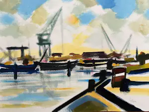 Eddy Sikma - HAVENGEZICHT kopen? Bied vanaf 90!