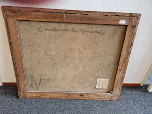 Niet of onleesbaar gesigneerd - Ca. 1920 Spaans post impressionistisch olieverf "rio Lemoa" GROOT! kopen? Bied vanaf 1!